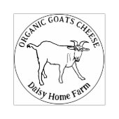 Geitenkaas Leuk Dier Tekening Custom Business Rubberstempel (Afrduk)