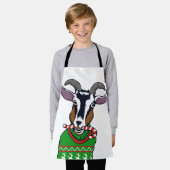 Geitenkerstkeuken Schort (Gedragen)