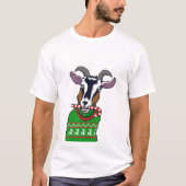 Geitenkerstkeuken T-shirt (Voorkant)
