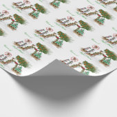 Geitenkerstwijn met suikerpluim cadeaupapier (Hoek)