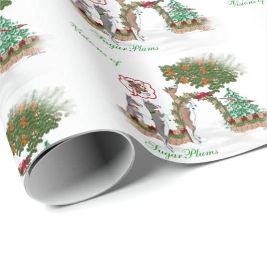 Geitenkerstwijn met suikerpluim cadeaupapier (Rol Hoek)