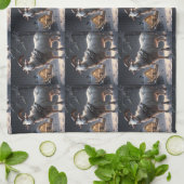 Geitenkeuken handdoek Kerstmis (Gevouwen)