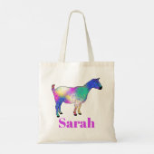 Geitenkleurig Boerderij van de klinker Dier Person Tote Bag (Achterkant)