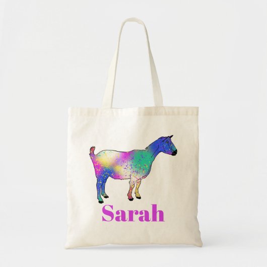 Geitenkleurig Boerderij van de klinker Dier Person Tote Bag (Voorkant)