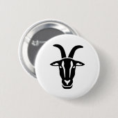 Geitenkop Ronde Button 5,7 Cm (Voorkant /achterkant)