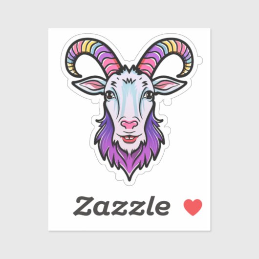 Geitenkop Sticker (Vel)