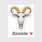 Geitenkop Sticker (Vel)