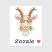 Geitenkop Sticker (Vel)