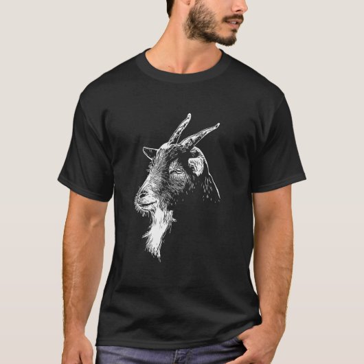 Geitenkop T-shirt (Voorkant)