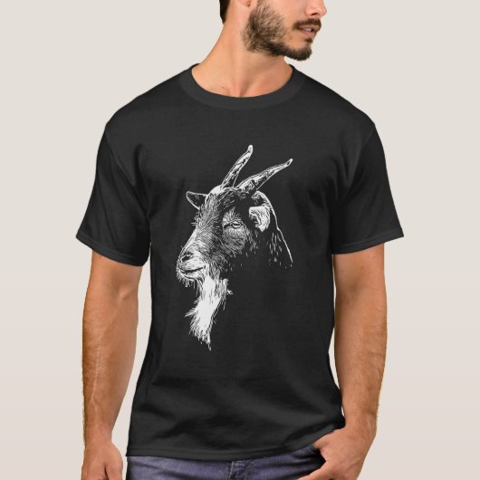 Geitenkop T-shirt (Voorkant)