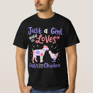 Geitenkuiker is maar een meisje dat van geiten hou t-shirt