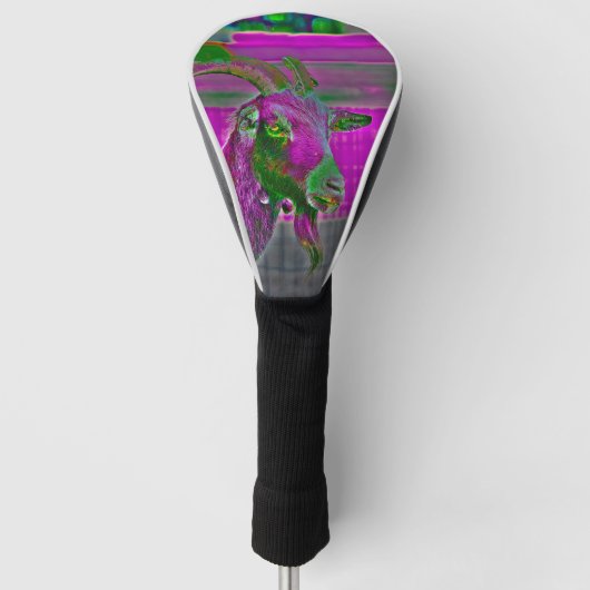 Geitenkunst Golfheadcover (Voorkant)