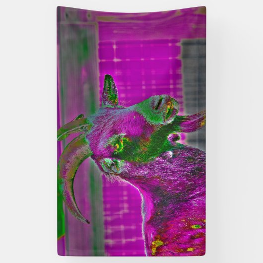 Geitenkunst Spandoek (Verticaal)