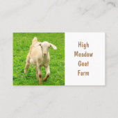 Geitenland Boerderij Visitekaartje (Achterkant)