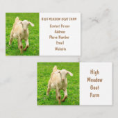 Geitenland Boerderij Visitekaartje (Voorkant / Achterkant)
