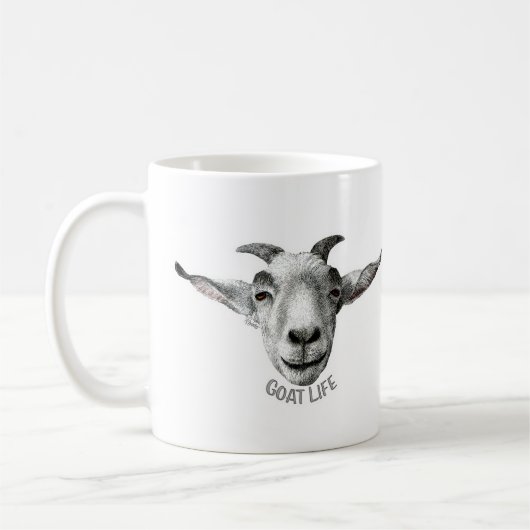 Geitenleven Koffiemok (Links)