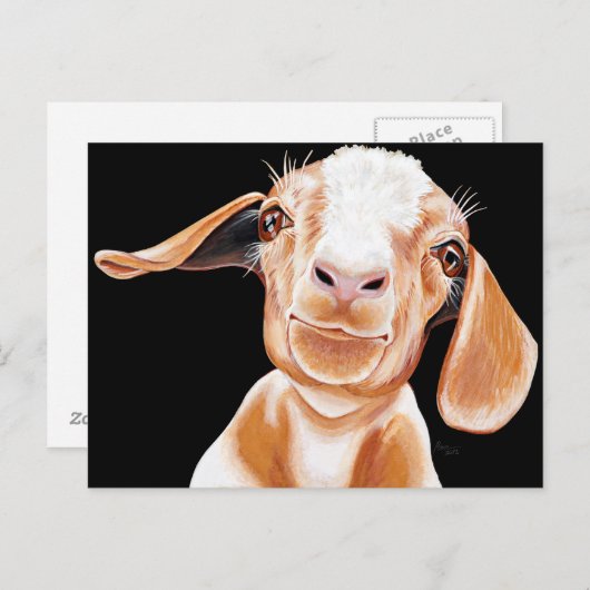 Geitenliefde Briefkaart (Voorkant / Achterkant)