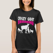geitenliefhebber | Crazy Goat Oma Pink GYG T-shirt (Voorkant)