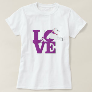 GEITENLIEFHEBBER   PAARSE geit L O V E met witte g T-shirt