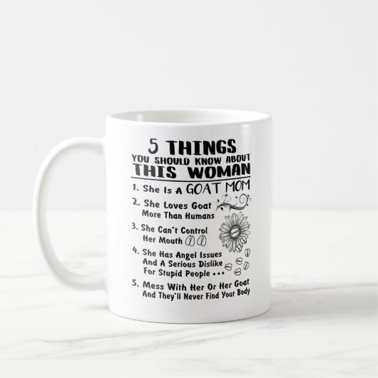 Geitenmam Mok Coffee Cup Funny Gifts Lover Women (Links)