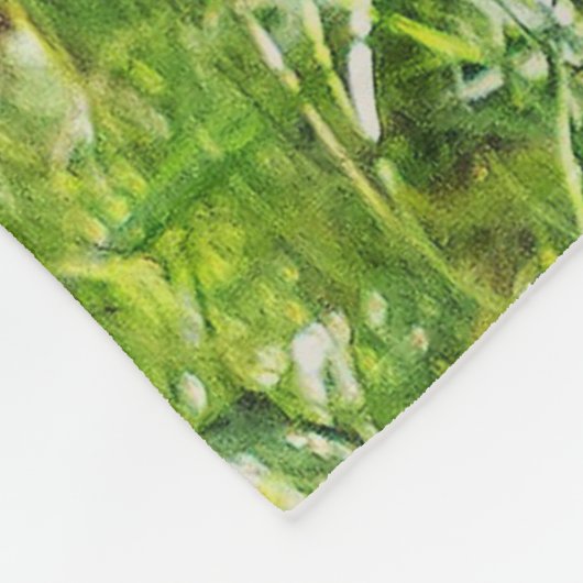 Geitenmeling Fleece Deken (Hoek)