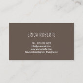 Geitenmelk Zeep Cute Boerderij Dierlijk verwerkt Visitekaartje (Achterkant)