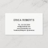 Geitenmelk Zeep Happy Boerderij Animal Handmade Visitekaartje (Achterkant)