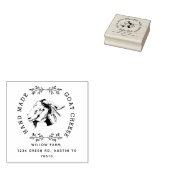  geitenmelkproducten retouradresstempel rubberstempel (Gestempeld)