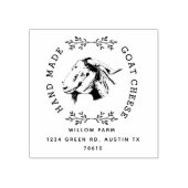  geitenmelkproducten retouradresstempel rubberstempel (Afrduk)