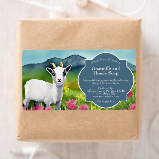 Geitenmelkzeep Etiket - 2