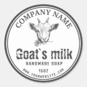 Geitenmelkzeep Etiket | Geitenvlees (Voorkant)