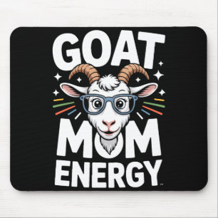 Geitenmoeder Energie Bril Spectacel Plezier Comfor Muismat