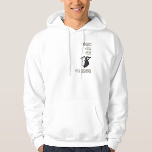 Geitenobsessie Hoodie (Voorkant)