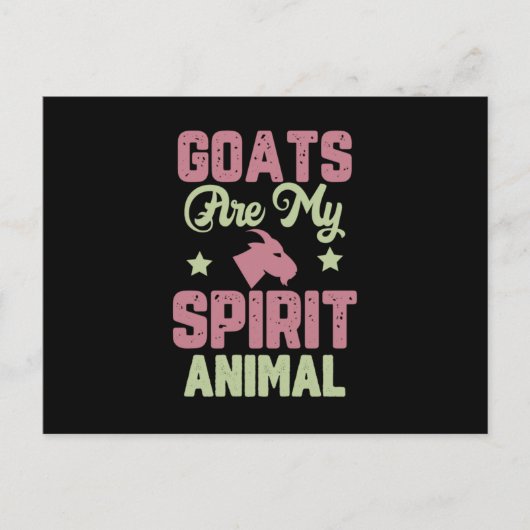 Geitenontwerp Briefkaart (Voorkant)