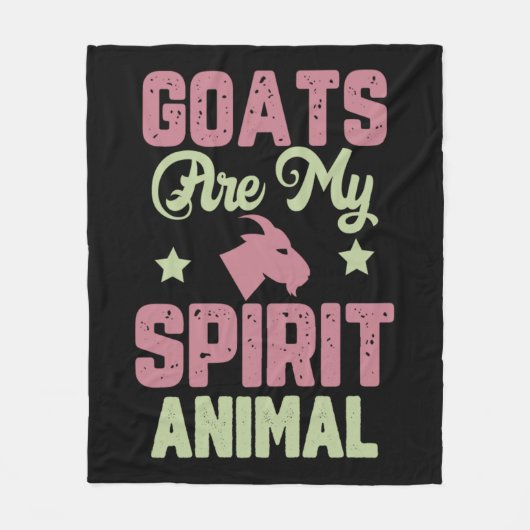 Geitenontwerp Fleece Deken (Voorkant)