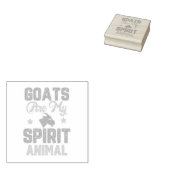 Geitenontwerp Rubberstempel (Gestempeld)
