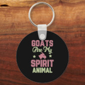 Geitenontwerp Sleutelhanger (Voorkant)