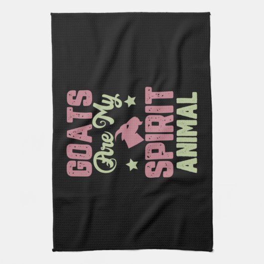 Geitenontwerp Theedoek (Verticaal)