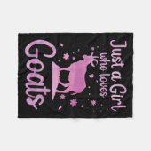 Geitenontwerp Voor Vrouwen Meisjes Pygmee Geitenbo Fleece Deken (Voorkant (Horizontaal))