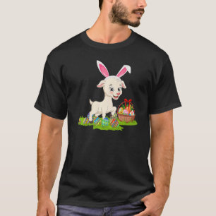 Geitenpaasjacht Bunny Goat Paaszondag T-shirt