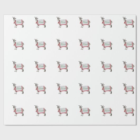 Geitenpakpapier Cadeaupapier (Zoom)