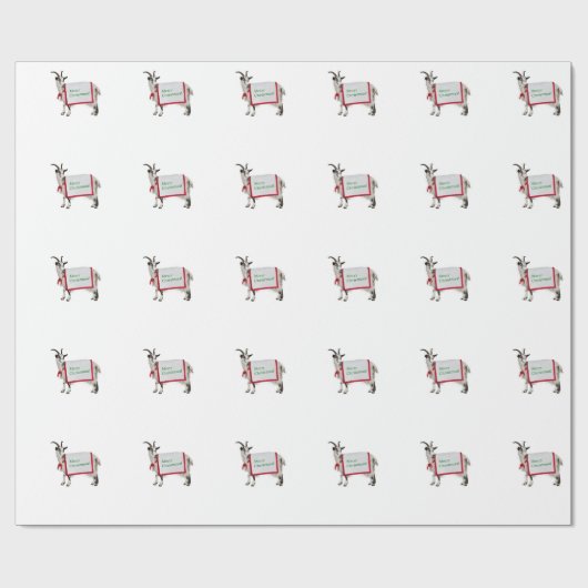 Geitenpakpapier Cadeaupapier (Vlak)