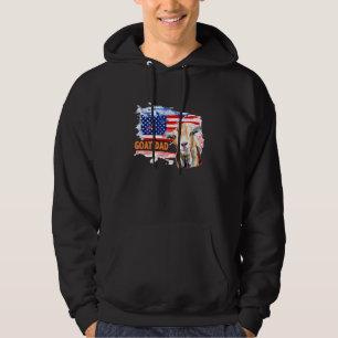Geitenpap American Usa Flag Farmer Farmer Farmer 1 Hoodie