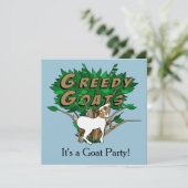 Geitenpartij nodigt traditioneel uit: Linen 5,25 x Kaart (Staand voorkant)