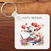 Geitenpiloot verjaardag sleutelhanger (Voorkant)