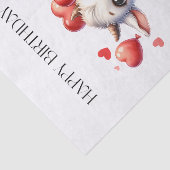 Geitenpiloot verjaardag tissuepapier (Detail)