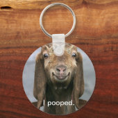 Geitenpoep Sleutelhanger (Voorkant)