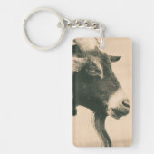 Geitenprofiel Sleutelhanger (Voorkant)