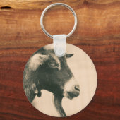Geitenprofiel Sleutelhanger (Voorkant)