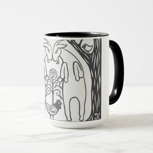 Geitenreismuis Mok (Voorkant rechts)